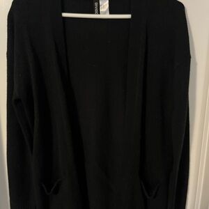 H&M Black Cardigan Sweater